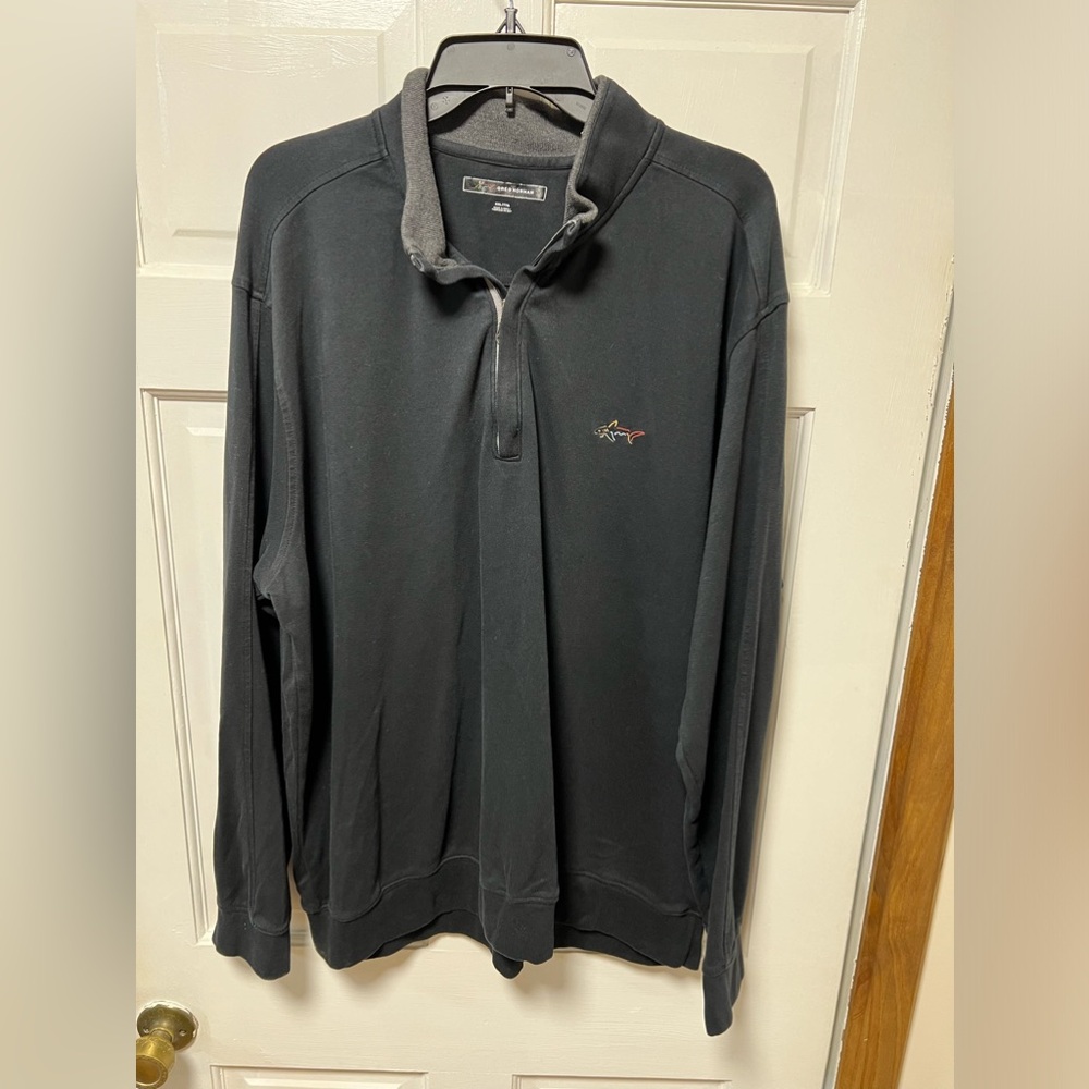 Greg Norman men’s XXL black pullover. Excellent condition smoke/pet free